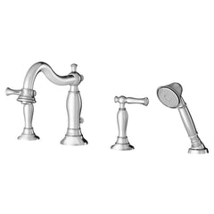 [T440901.002] Quentin® Bathtub Faucet With  Lever Handles and Personal Shower for Flash® Rough-In Valve - Polished Chrome