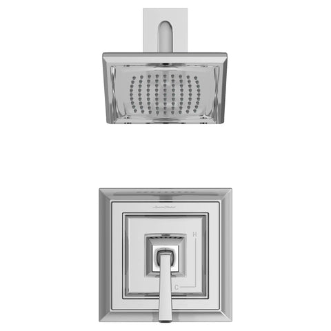 Town Square S 2.5 gpm/9.5 L/min Shower Trim Kit With Single Function Showerhead, Double Ceramic Pressure Balance Cartridge With Lever Handle