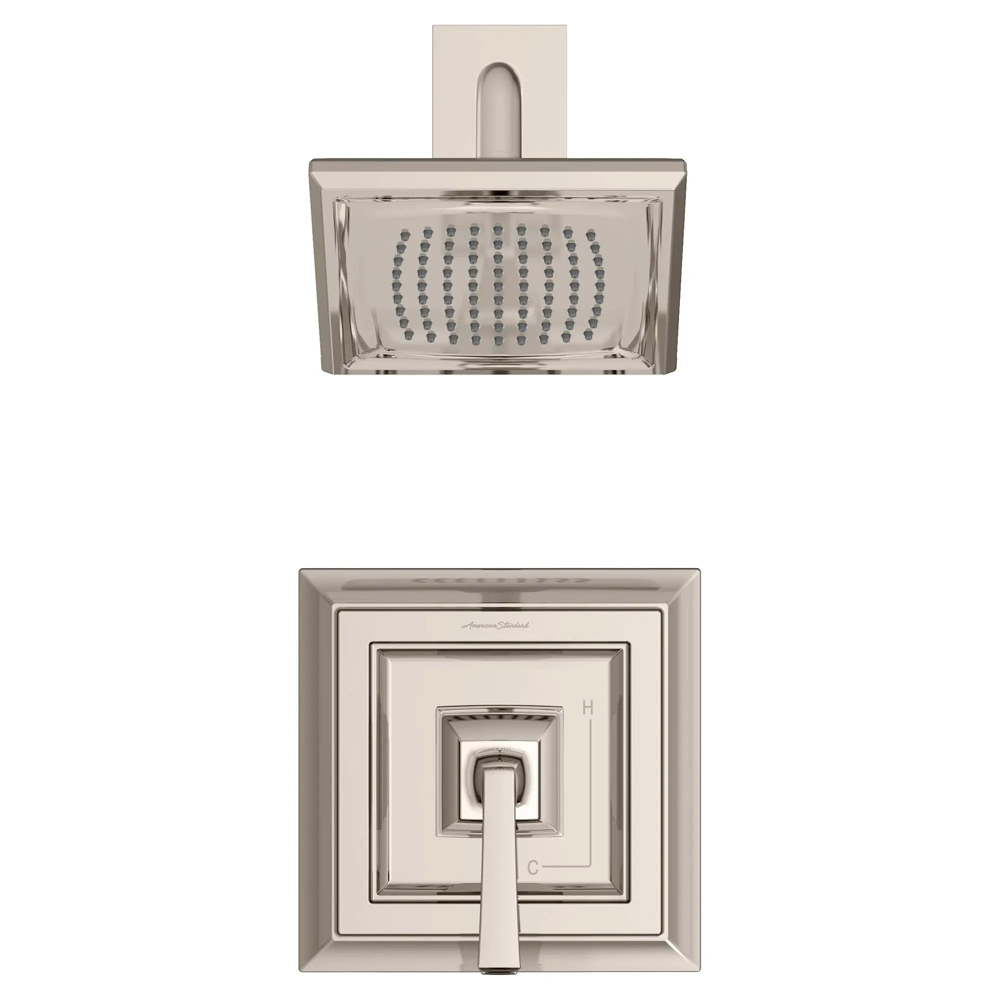 Town Square S 1.75 gpm/6.8 L/min Shower Trim Kit With Water-Saving Showerhead, Double Ceramic Pressure Balance Cartridge With Lever Handle // SHOWER / 1.75 GPM / POLISHED NICKEL // 131224_T455507013_1_0_CDNwebp.webp