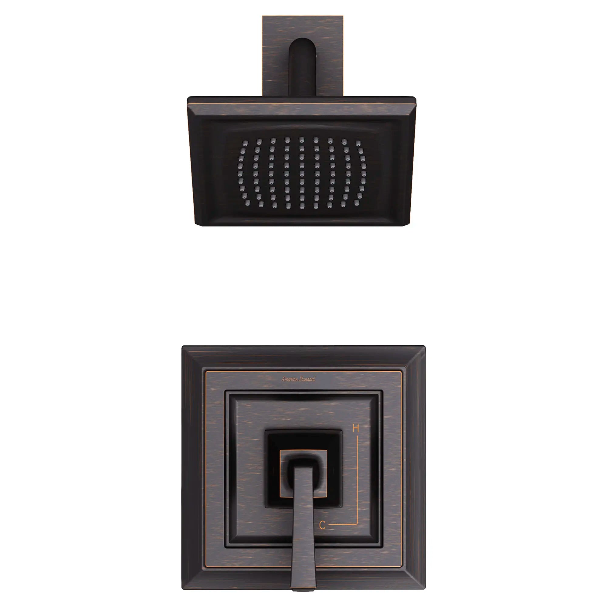 Town Square S 1.75 gpm/6.8 L/min Shower Trim Kit With Water-Saving Showerhead, Double Ceramic Pressure Balance Cartridge With Lever Handle // SHOWER / 1.75 GPM / LEGACY BRONZE // 131229_T455507278_0_CDNwebp.webp