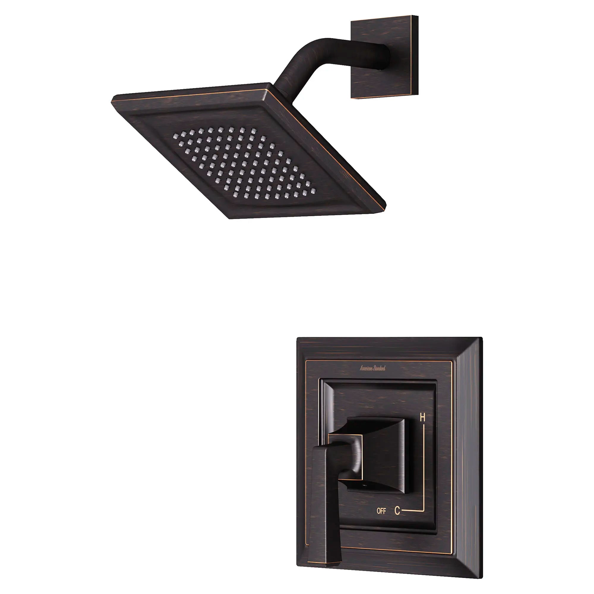 Town Square S 1.75 gpm/6.8 L/min Shower Trim Kit With Water-Saving Showerhead, Double Ceramic Pressure Balance Cartridge With Lever Handle // SHOWER / 1.75 GPM / LEGACY BRONZE // 131233_T455507278_2_0_CDNwebp.webp