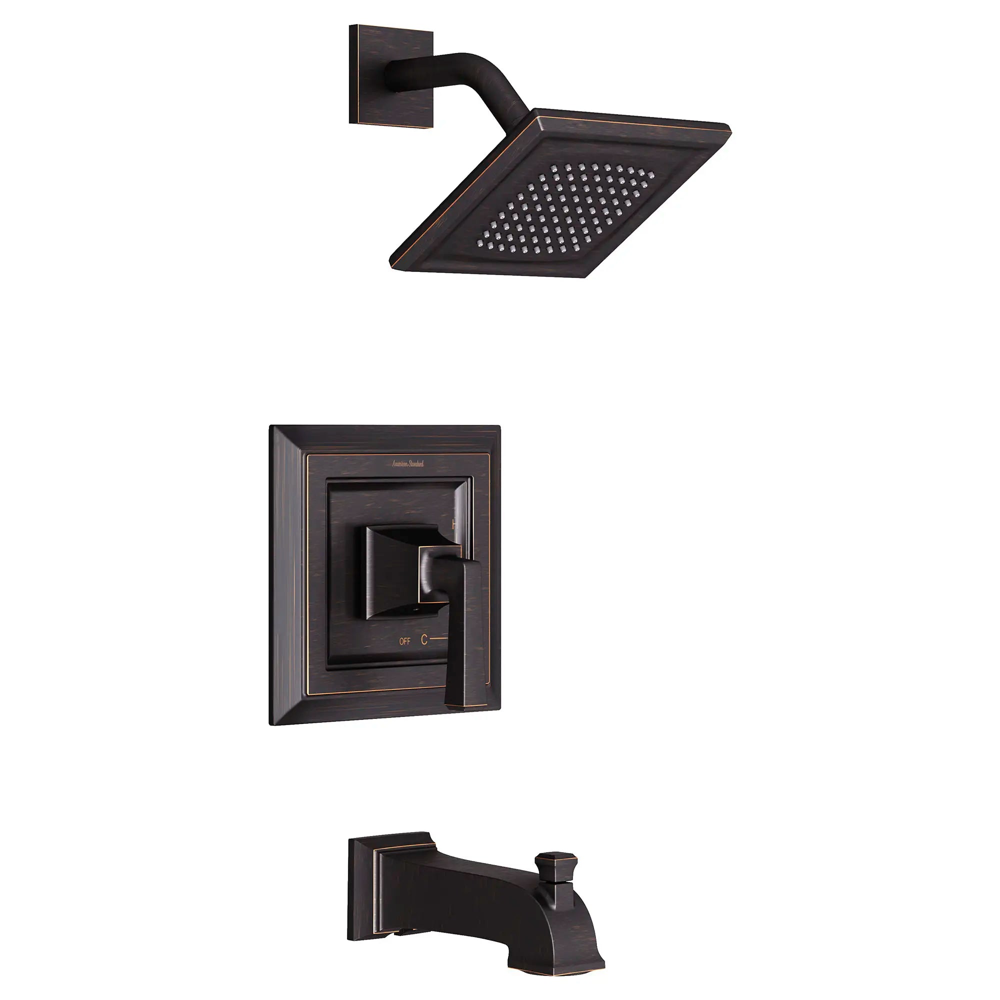 Town Square S 1.75 gpm/6.8 L/min Tub and Shower Trim Kit With Water-Saving Showerhead, Double Ceramic Pressure Balance Cartridge With Lever Handle // TUB & SHOWER / 1.75 GPM / LEGACY BRONZE // 131251_T455508278_1_0_CDNwebp.webp