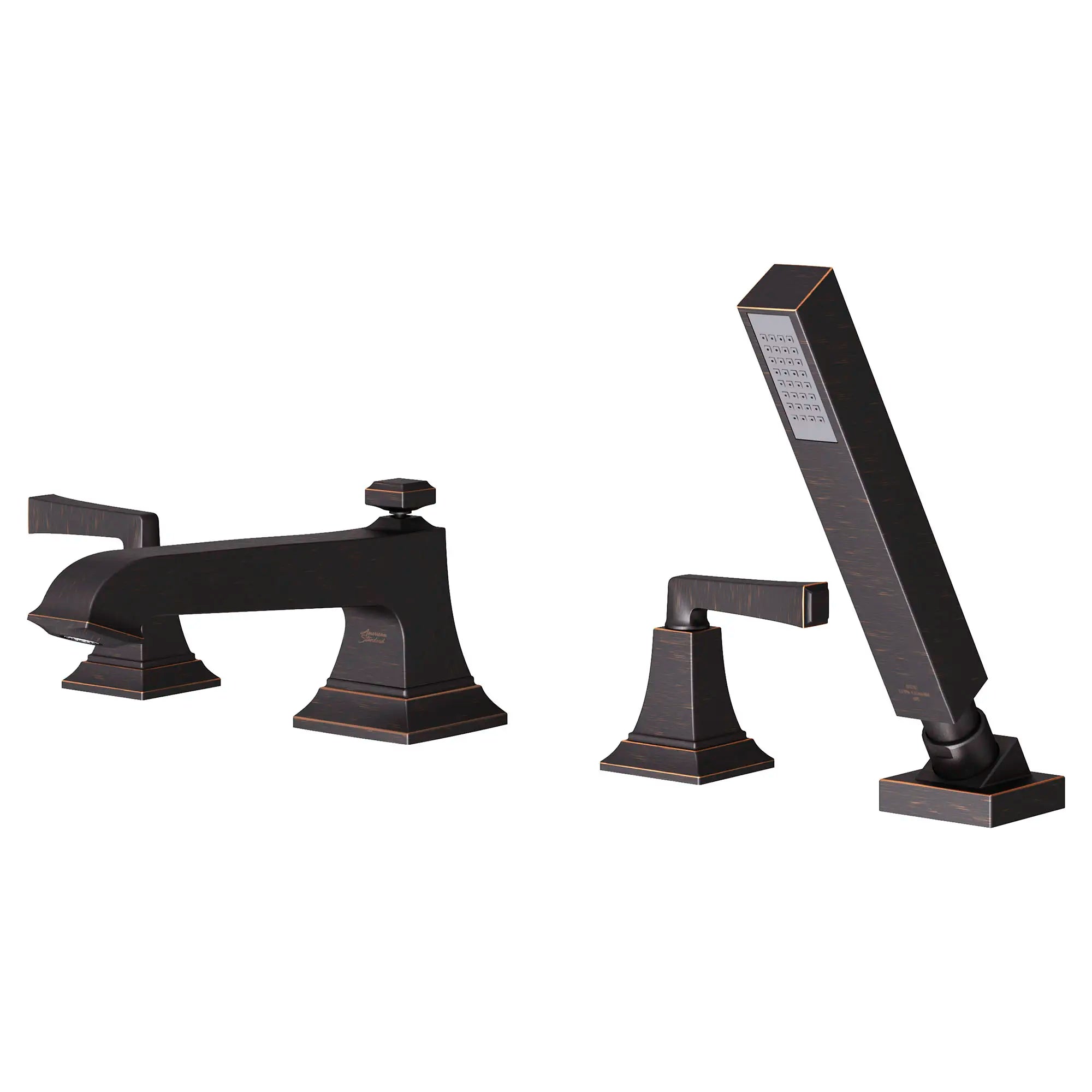 Town Square® S Bathub Faucet With Lever Handles and Personal Shower for Flash® Rough-in Valve // LEGACY BRONZE // 131344_T455901278_1_0_CDNwebp.webp