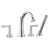 [T722901.002] Estate Bathtub Faucet With Personal Shower for Flash® Rough-In Valve With Lever Handles - Polished Chrome