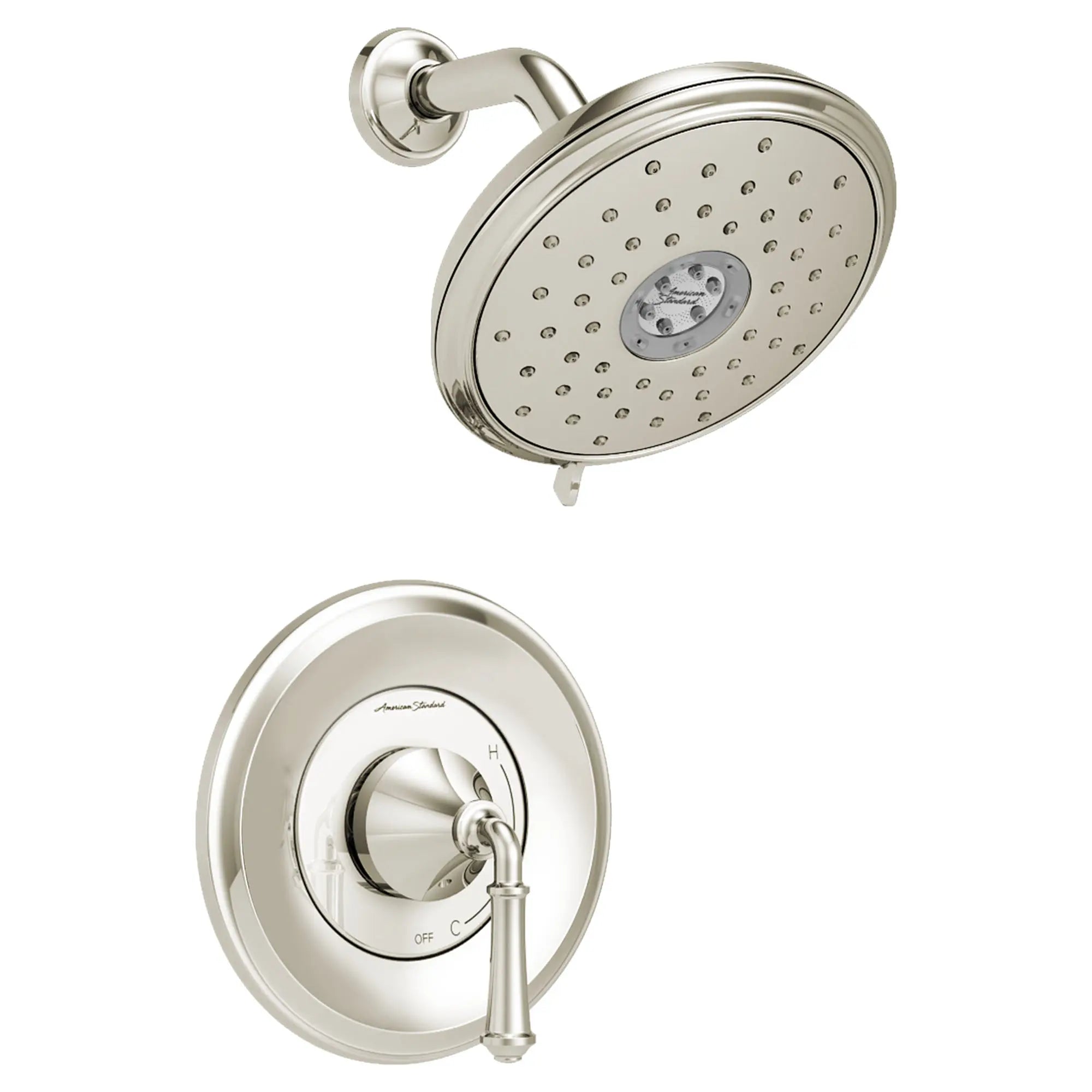 Delancey® 2.5 gpm/9.4 L/min Shower Trim Kit With 4-Function Showerhead and Lever Handle // POLISHED NICKEL // 131642_TU052501013_1_0_CDNwebp.webp