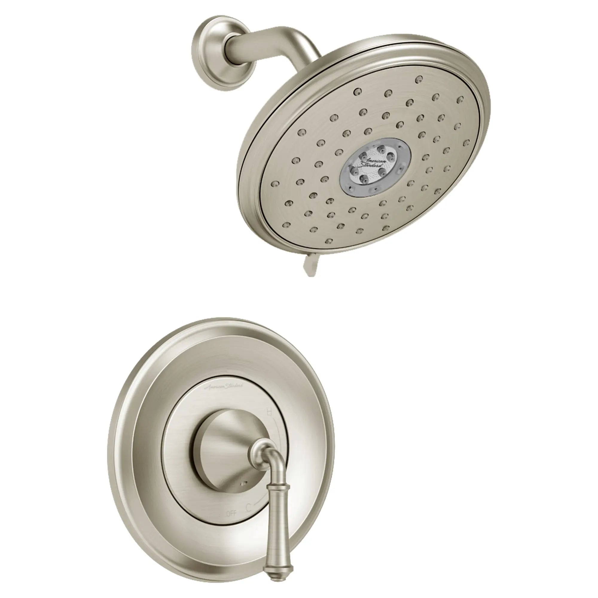 Delancey® 2.5 gpm/9.4 L/min Shower Trim Kit With 4-Function Showerhead and Lever Handle // BRUSHED NICKEL // 131652_TU052501295_1_0_CDNwebp.webp