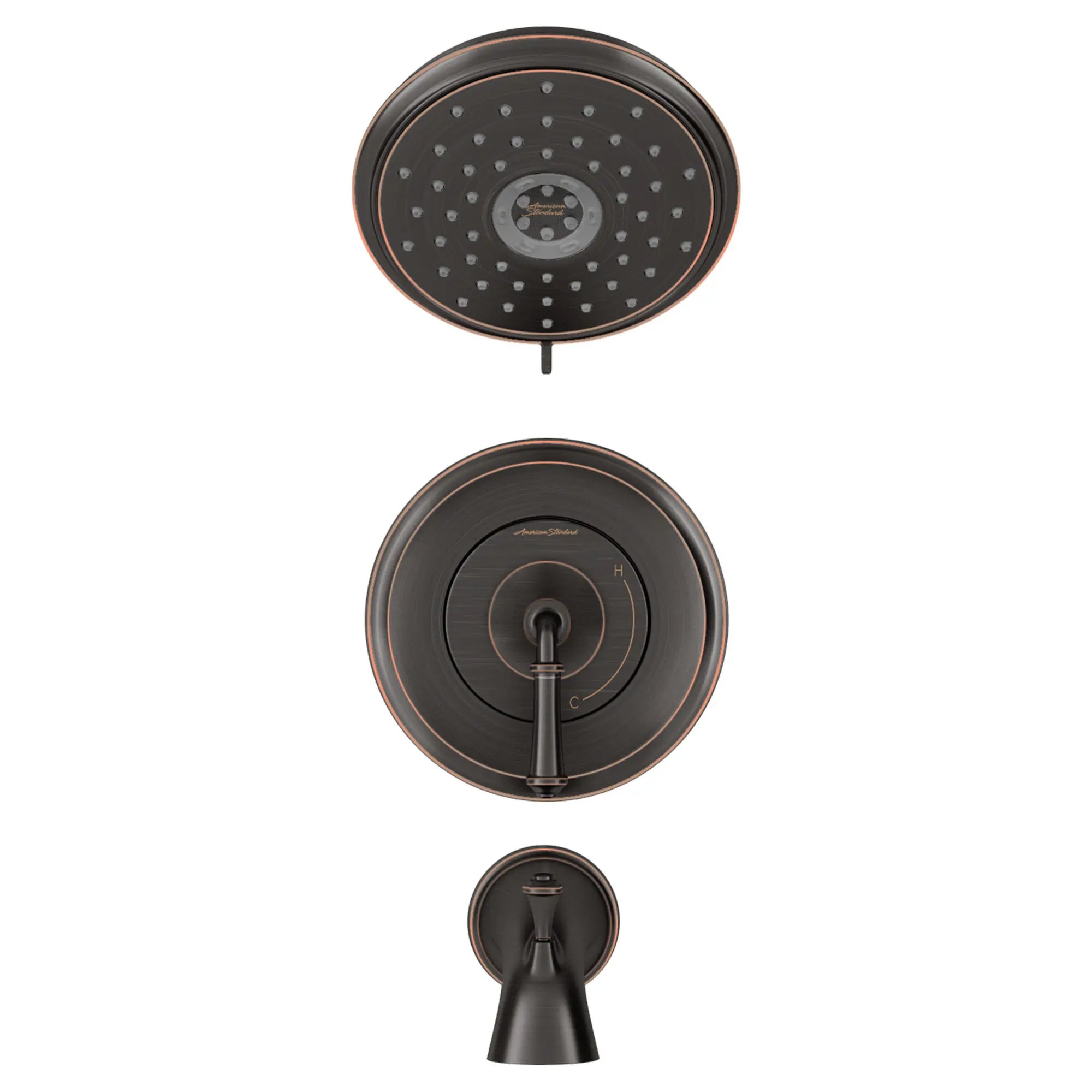 Delancey® 2.5 gpm/9.4 L/min Tub and Shower Trim Kit With 4-Function Showerhead and Lever Handle // LEGACY BRONZE // 131659_TU052502278_0_CDNwebp.webp