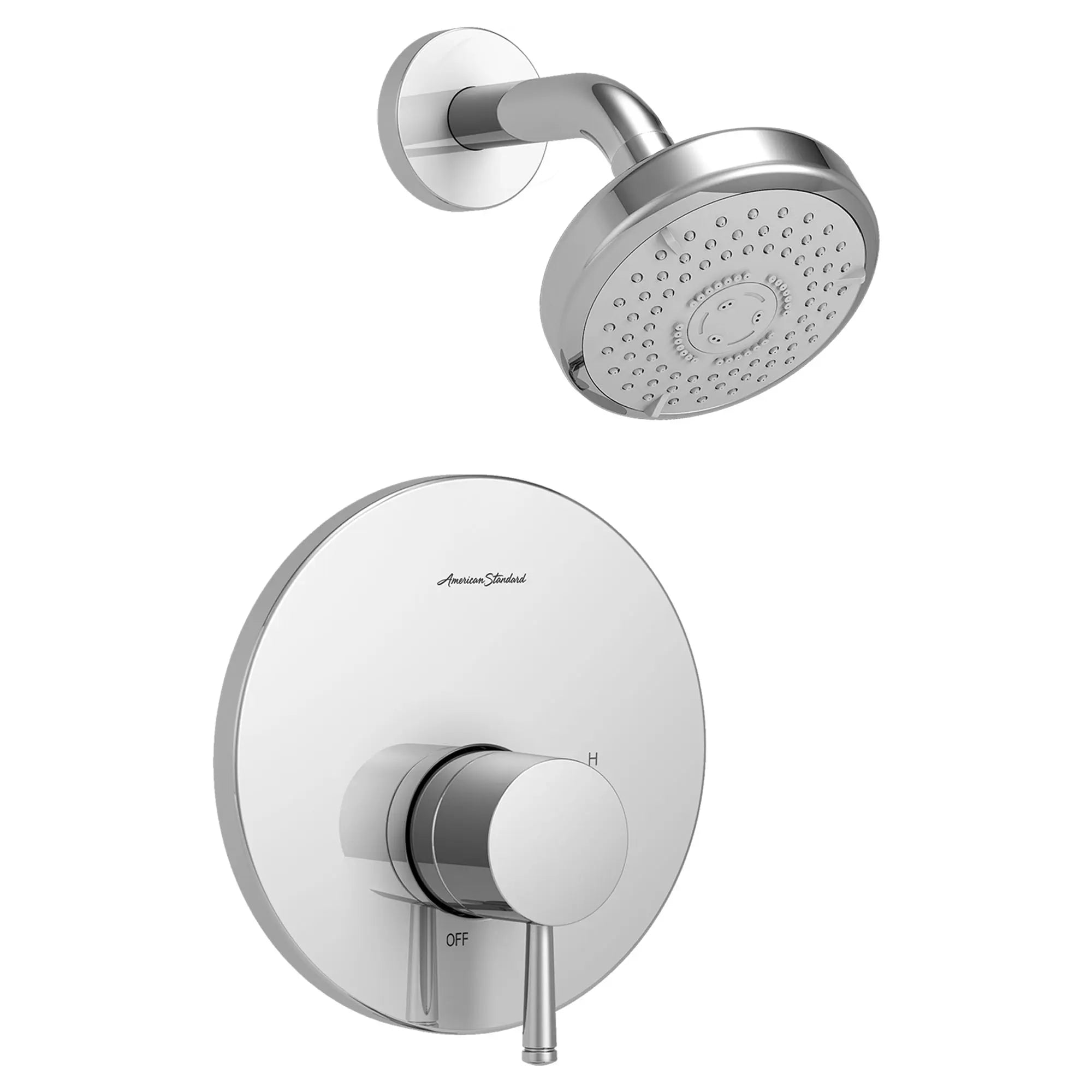 Serin® 1.75 gpm/6.6 L/min Tub and Shower Trim Kit With Water-Saving 3-Function Shower Head, Double Ceramic Pressure Balance Cartridge With Lever Handle // SHOWER / POLISHED CHROME // 131753_TU064507002_1_0_CDNwebp.webp