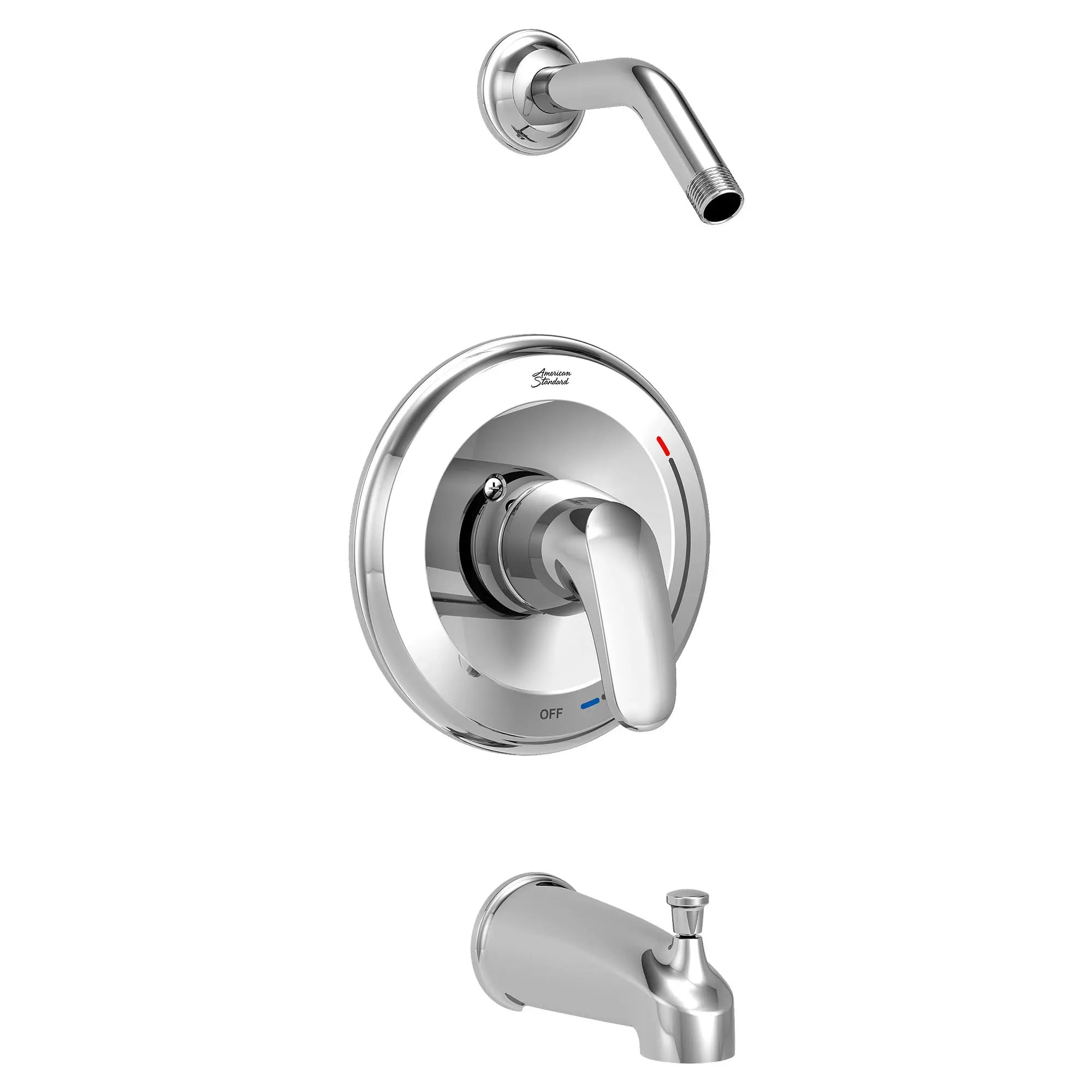 Colony® PRO Tub and Shower Trim Kit Less Showerhead, Double Ceramic Pressure Balance Cartridge With Lever Handle // POLISHED CHROME // 131816_TU075508XH002_1_0_CDNwebp.webp