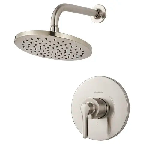 Studio® S 2.5 gpm/ 6.8 L/min  Shower Only Trim With Rain Showerhead With Double Ceramic Balance Cartridge With Lever Handle // BRUSHED NICKEL // 131879_TU105507295_2_0_CDNwebp.webp