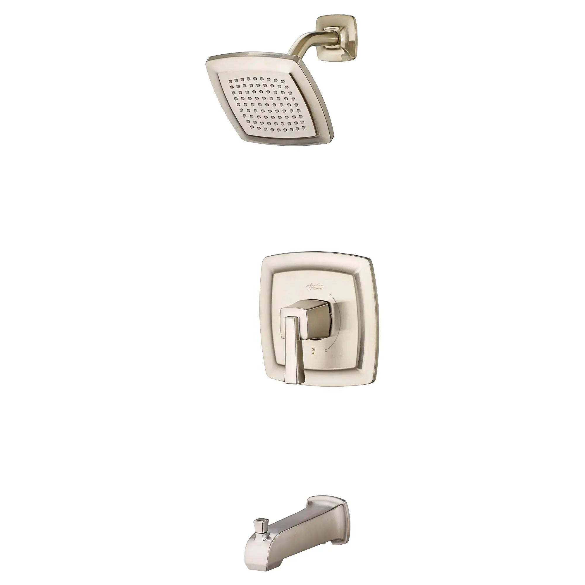 Townsend® 1.75gpm/6.6 L/min Tub and Shower Trim Kit With Water-Saving Showerhead, Double Ceramic Pressure Balance Cartridge With Lever Handle // TUB & SHOWER / 1.75 GPM / BRUSHED NICKEL // 132180_TU353508295_2_0_CDNwebp.webp