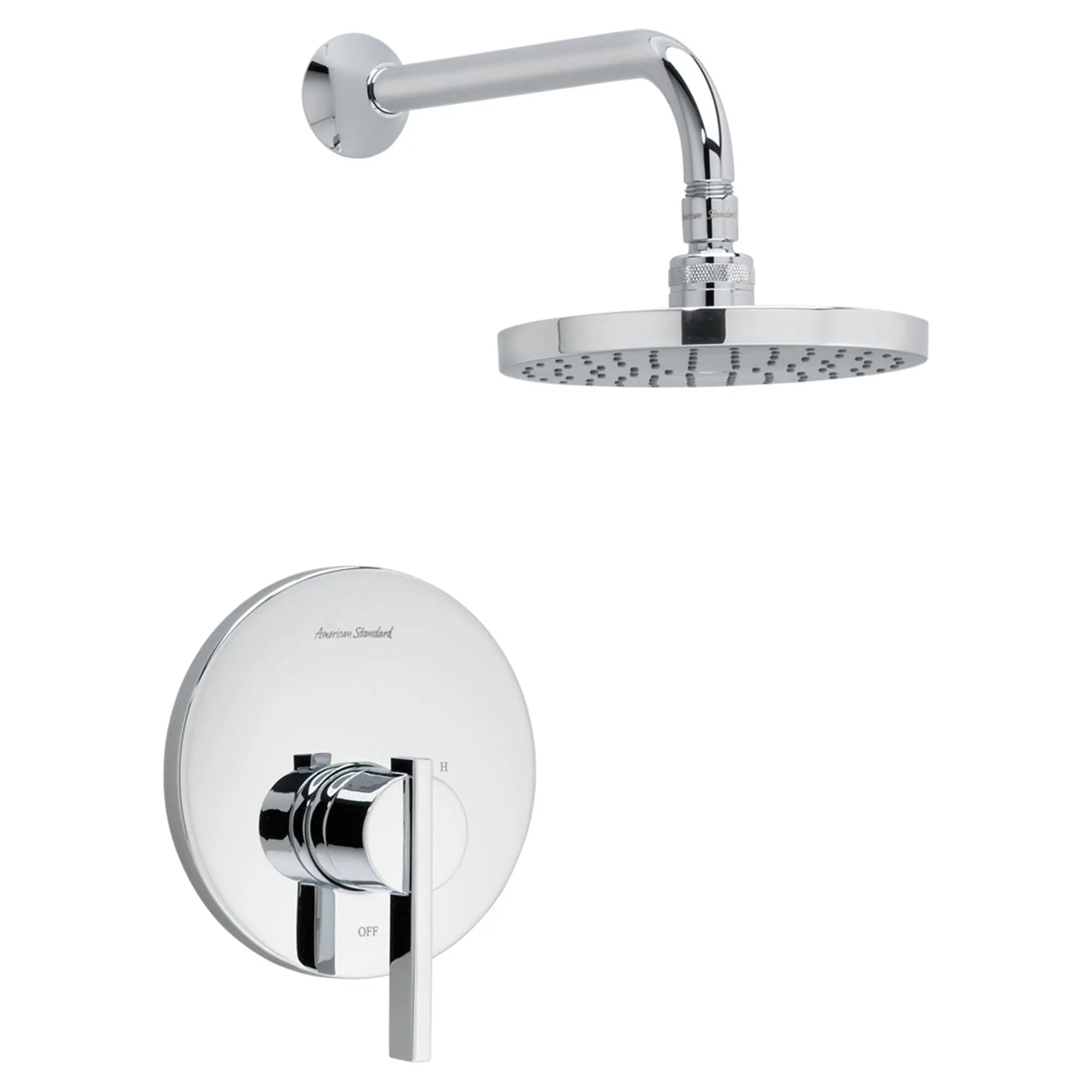 Boulevard Shower Trim Kit 2.5 gpm/9.5 L/min with Rain Showerhead, Double Ceramic Pressure Balance Cartridge and Lever Handle // POLISHED CHROME // 132423_TU431501002_0_CDNwebp.webp