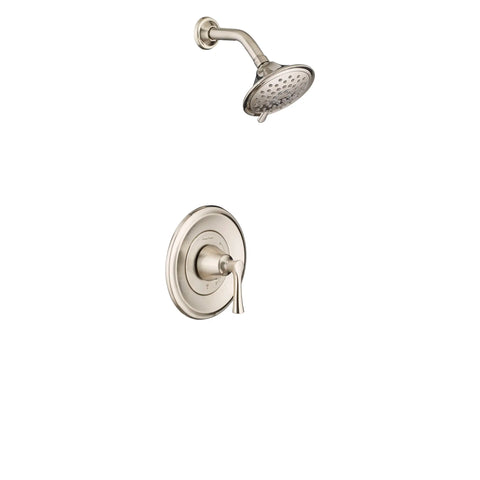 Estate 1.8 gpm/6.8 L/min Shower Trim Kit With Water-Saving 3-Function Showerhead, Double Ceramic Pressure Balance Cartridge With Lever Handle