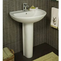 [0236841.020] Cadet Plus 8-Inch Widespread Pedestal Sink Top and Leg Combination - White