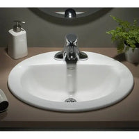 [0346001.020] Colony Drop-In Sink with Centre Hole Only - White