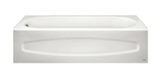 [0319202.020] Sonoma 5x30 Inch Integral Apron Bathtub Above Floor Rough With Left-Hand Outlet - White
