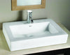 [0504000.020] Boxe Above Counter Sink Less Holes - White