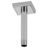 [1660187.002] 6" Ceiling Mount Fixed Showerhead Arm with Square Escutcheon - Polished Chrome