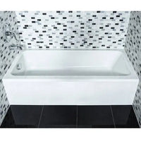 [1752202.020] Evolution II 5 x 30 inch Integral Apron Bathtub Above Floor Rough with Left-hand Outlet - White