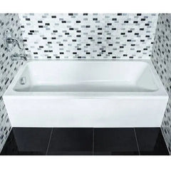 [1752202.020] Evolution II 5 x 30 inch Integral Apron Bathtub Above Floor Rough with Left-hand Outlet - White