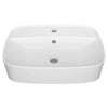 [1837000.020] Parksville Above Counter Sink With Centre Hole Only - White