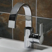 [2003101.002] Fern Single Hole Single-Handle Bathroom Faucet 1.25 GPM/4.5 L/min with Lever Handles - Polished Chrome