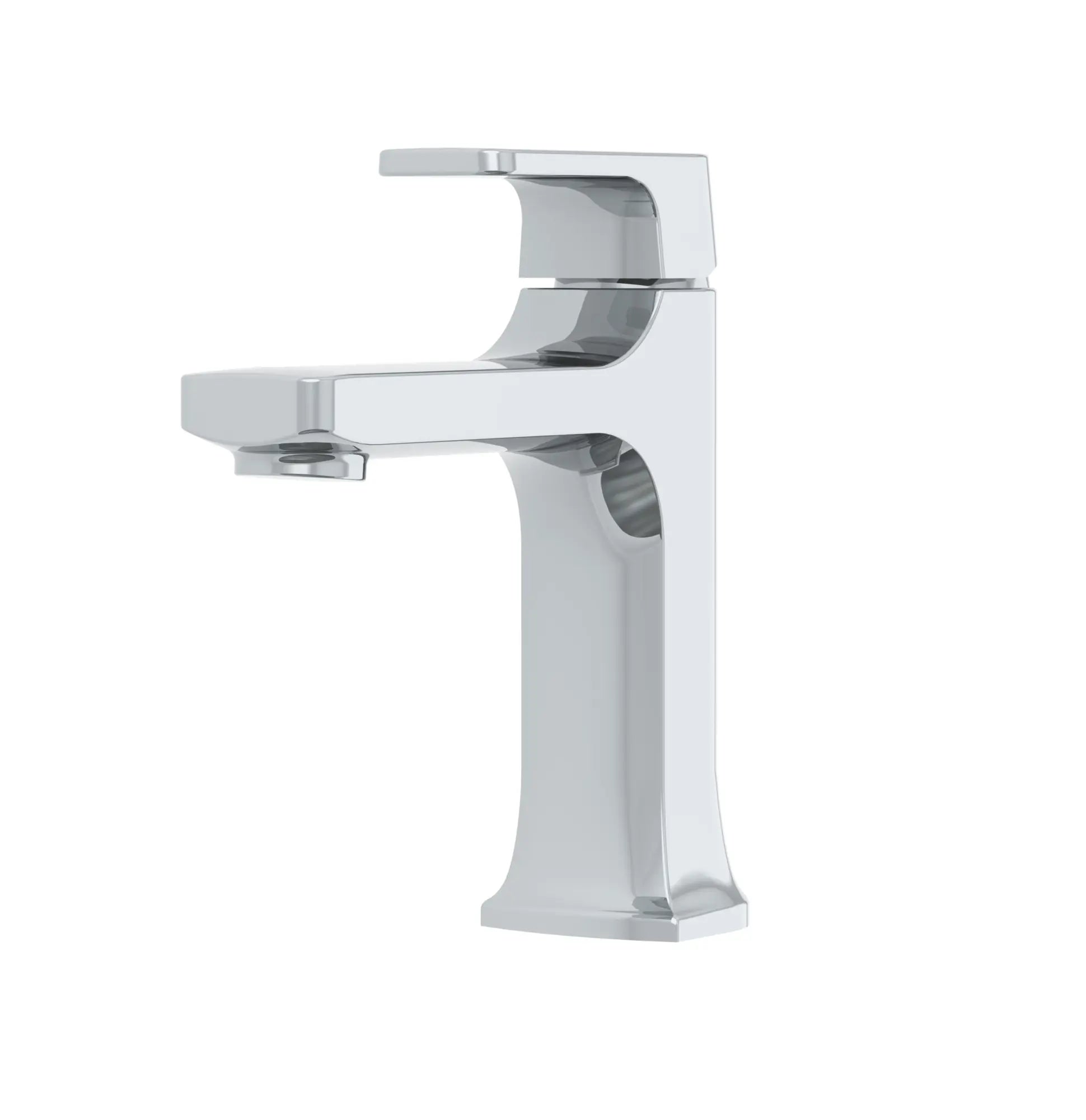 Lez Single Hole Single-Handle Bathroom Faucet 1.2 gpm/ 4.5 L/min With Lever Handle // POLISHED CHROME // 135029_Image_2019101.002_LEZ_Monoblock_0_CDNwebp.webp