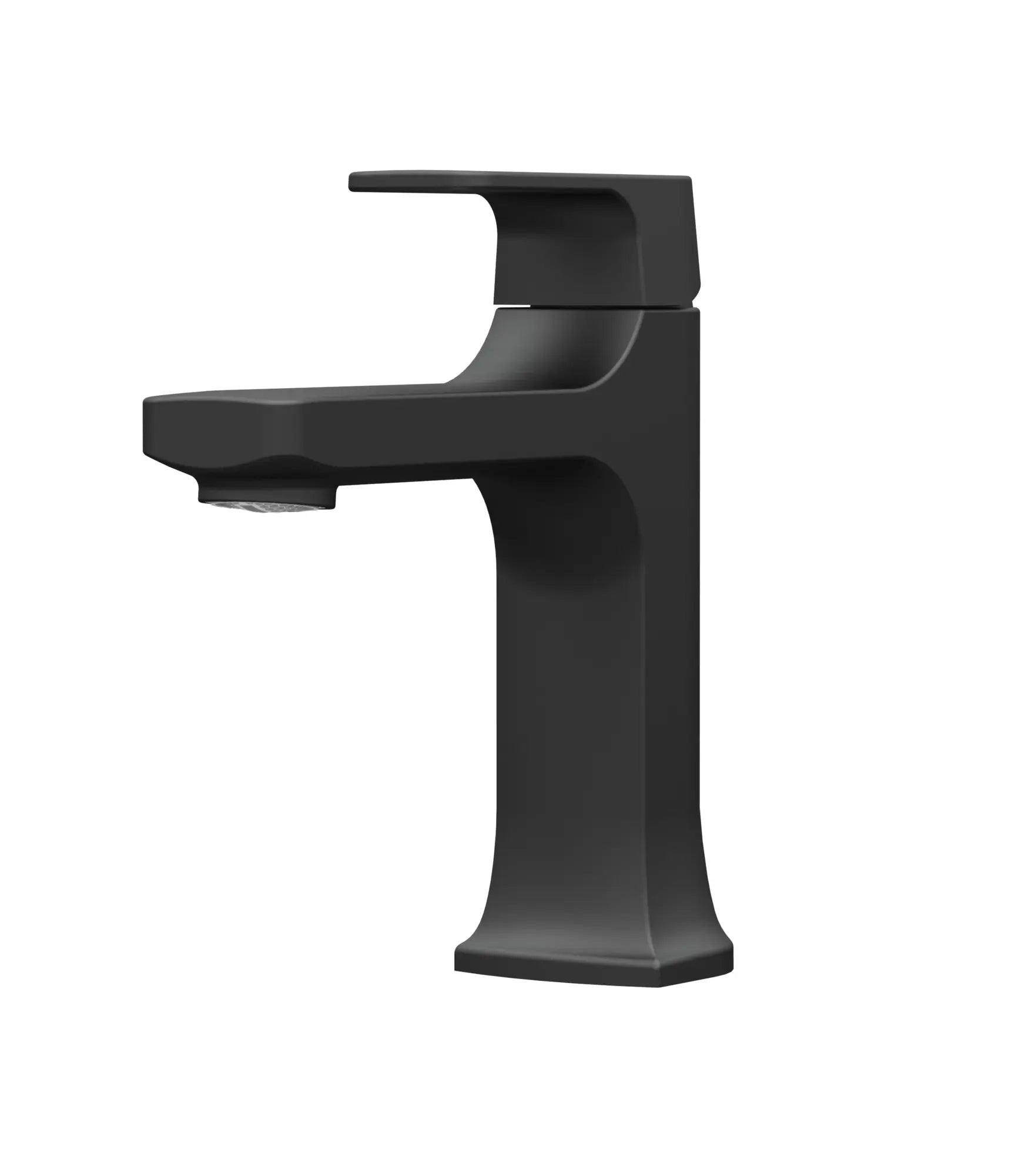 Lez Single Hole Single-Handle Bathroom Faucet 1.2 gpm/ 4.5 L/min With Lever Handle // MATTE BLACK // 135031_Image_2019101.243_LEZ_Monoblock_0_CDNwebp.webp