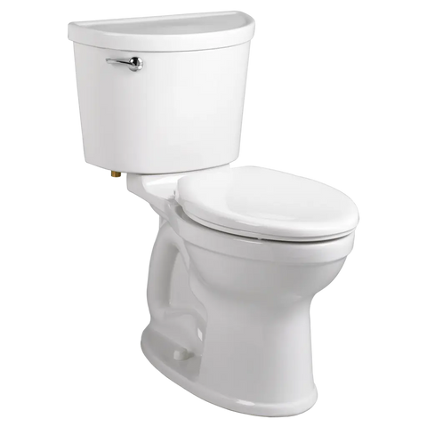 Champion Pro Two-Piece 1.28 gpf/4.8 Lpf Chair Height Elongated Toilet Less Seat with Lined Tank