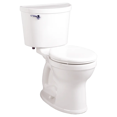 Champion Pro Two-Piece 1.28 gpf/4.8 Lpf Chair Height Round Front Toilet Less Seat with Lined Tank