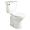 [215BA154.020] Cadet Pro Two-Piece 1.28 gpf/4.8 Lpf Chair Height Round Front Toilet Less Seat with Lined Tank - White