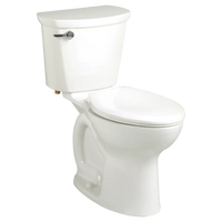 [215BA054.020] Cadet Pro Two-Piece 1.6 gpf/6.0 Lpf Chair Height Round Front Toilet Less Seat with Lined Tank - White