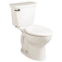 [215CA054.020] Cadet Pro Two-Piece 1.6 gpf/6.0 Lpf Standard Height Elongated Toilet Less Seat with Lined Tank - White