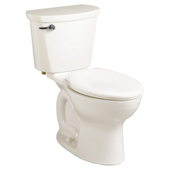 [215CA054.020] Cadet Pro Two-Piece 1.6 gpf/6.0 Lpf Standard Height Elongated Toilet Less Seat with Lined Tank - White