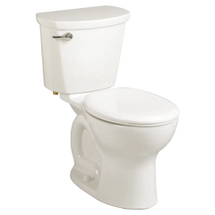 [215DA054.020] Cadet Pro Two-Piece 1.6 gpf/6.0 Lpf Standard Height Round Front Toilet Less Seat with Lined Tank - White