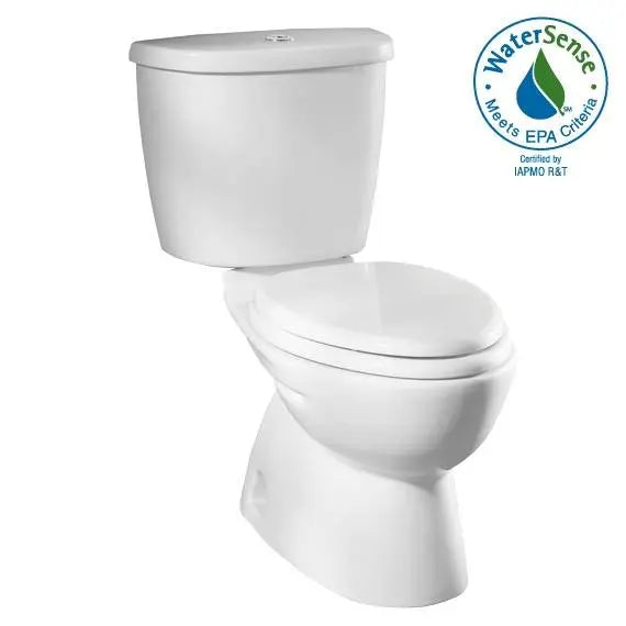 FloWise Two-Piece Dual Flush 1.6 gpf/6.0 Lpf and 0.8 gpf/3.0 Lpf Stand