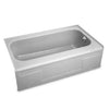 [2918LIC100] Neu-Victor 54 X 31 Inch Integral Apron Bathtub With Left-Hand Drain - White