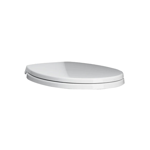 Slow-Close Lift-Off Bottom-Mount Round Toilet Seat with EverClean