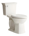 [707AA104.020] Optum Vormax Two-Piece 1.28 gpf/4.8 Lpf Chair Height Elongated Complete Toilet With Seat - White