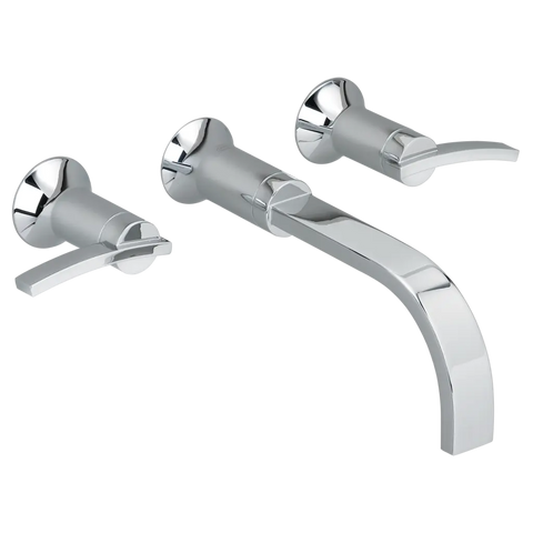 Boulevard 2-Handle Wall Mount Bathroom Faucet 1.2 gpm/4.5 L/min with Lever Handles