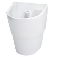 [9118911.020] ICU Sink and Shroud Less Drain and P-Trap - White