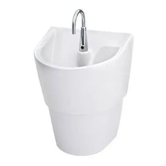 [9118DC.020] ICU Sink System with DC Powered Hands-Free Faucet - White