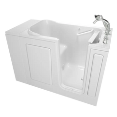 [C2848.509.SRW] Gelcoat Value Series 28 x 48-Inch Walk-in Tub With Soaking Bath - Right-Hand Drain With Faucet - White
