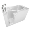 [C3052.509.SLW] Gelcoat Value Series 30 x 52-Inch Walk-in Tub With Soaking Bath - Left-Hand Drain With Faucet - White