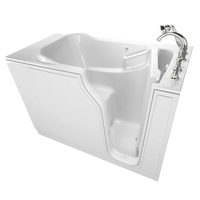 [C3052.509.SRW] Gelcoat Value Series 30 x 52-Inch Walk-in Tub With Soaking Bath - Right-Hand Drain With Faucet - White