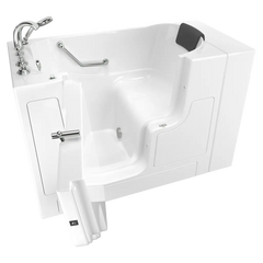 [C3052OD.109.SLW-PC] Gelcoat Premium Series 30 x 52-Inch Walk-in Tub With Soaking Bath - Left-Hand Drain With Faucet - White