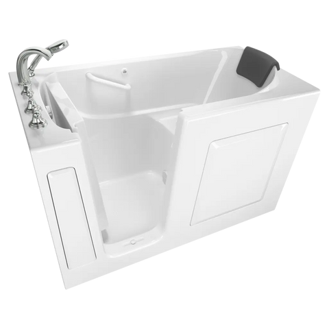 Gelcoat Premium Series 30 x 60 -Inch Walk-in Tub With Soaking Bath - Right-Hand Drain With Faucet