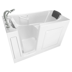 [C3060.109.SRW] Gelcoat Premium Series 30 x 60 -Inch Walk-in Tub With Soaking Bath - Right-Hand Drain With Faucet - White