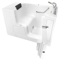 [C3252OD.109.SRW-PC] Gelcoat Premium Series 32 x 52-Inch Walk-in Tub With Soaking Bath - Right-Hand Drain With Faucet - White