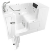 [C3252OD.109.WLW-PC] Gelcoat Premium Series 32 x 52-Inch Walk-in Tub With Whirlpool System - Left-Hand Drain With Faucet - White